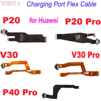 1 pcs Charging Port Connector Board Parts Flex Cable With Mic For Huawei V30 V30 Pro P20 P20 Pro P40 P40 Pro Charging Flex Cable