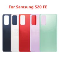 For Samsung Galaxy S20 FE Back Glass Battery Cover Door Rear Glass Housing Case For Galaxy s20FE G780 Back Cover