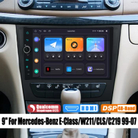 Aftermarket 9"Android Car Stereo Radio Upgrade Head Unit For Mercedes-Benz E-Class/W211/CLS/C219 1999-2007 With Carplay