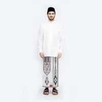 ZS - Sarung BHS Infinity Gold Motif V32 EKB SJ Putih