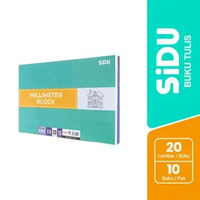 SiDU Buku Milimeter Block Folio 20 Lembar F4 Garis Akurat untuk Gambar Teknik - SDU MB 20 A3