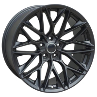 for Black alloy deep concave dish two piece forged wheels 20 5x108 5x112 rims 15 inch 4 holes passenger car wheels
