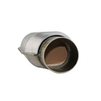 Knalpot Mobil Keramik Catalytic Converter Di 400 Sel Aliran Tinggi Muffler Dilapisi Keramik Katalis Converter Euro 2 Kapal Gratis
