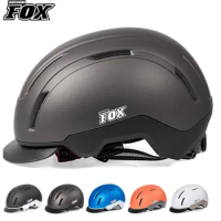LAIRSCHDAN FOX MTB Helmet Simple and Stylish in Summer Bicycle Helmet for Women Men Road Mountain Bike Safety Helmet Bicycle Cap