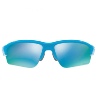 【Oakley】JAWBREAKER 藍白色腳架藍色漸變鏡片太陽眼鏡(OO9373-0270)