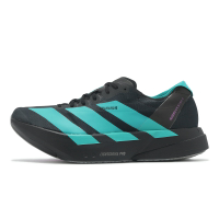 adidas 競速跑鞋 Adizero Adios Pro 4 M 男鞋 黑 綠 厚底 緩衝 輕量 運動鞋 愛迪達 IH9693