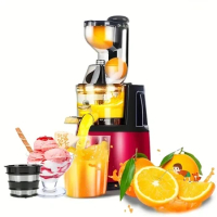 1pc US Plug Hurom Double Helix Slow Juicer, Household And Commercial Use Juicer Machine, Cold Press With 3.1inch Wide Feed Chute