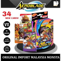 READY STOK Kartu Boboiboy original import malaysia MONSTA Studio Galaxy Card Starter Deck Aeroblade