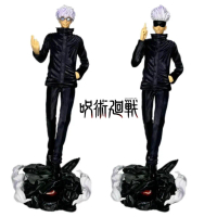Jujutsu Kaisen Satoru Gojo Domain Expansion Exchange Head and Hand LED Base 42cm Action Figure Decor