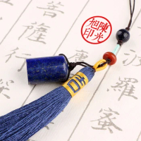 Chinese Traditional Style Personal Customized Name Stamp Retro Decrative Pendant For Student Childrent Chinese English Name Seal