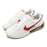 【NIKE 耐吉】休閒鞋 Air Max Pre-Day 男鞋 女鞋 白 紅 復古 氣墊 異材質拼接(DQ4068-101)