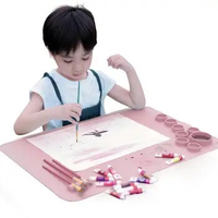 Silicone Craft Mat For Painting Nonstick Washable Painting Mat For Table Kids Art Mat For Painting Art Supplies Graffiti Drawing