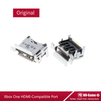 2pcs Repair Part HDMI-compatible Port For Xbox One Console Connector Jack For Xbox Series S/X Host HD Interface Socket