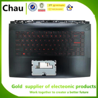 Chau New US Laptop keyboard For MSI GF63 8RC 8RD MS-16R1 US keyboard with laptop Upper Case Palmrest Cover Red backlit