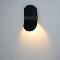 Creative Minimalist โคมไฟติดผนังในร่มสีดำ/ สีขาว/ทองอลูมิเนียม Wall Scorce สำหรับห้องนั่งเล่นห้องนอนโคมไฟติดผนัง