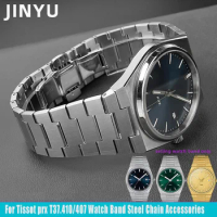 For 1853 Tissot PRX Super player WatchBand T137.407/137.410 Series Stainless steel Wristband Men Bracelet Watch Accessories