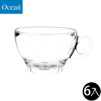 【Ocean】拿鐵杯 260ml 6入組 Caffe系列(咖啡杯 馬克杯 茶杯 玻璃杯)