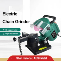Mini Electric Chain Saw Sharpener 220W Chain Grinder Machine for Grinding Chains 8500RPM Portable Electric Chainsaw Sharpener