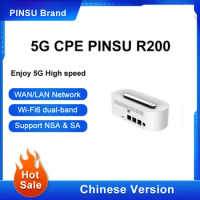 NEW Original PINSU R200 5G CPE WiFi 6 Dual-mode Router NSA+SA Mesh Wifi 5g Wireless router With SIM Card 5G LTECat16 Sub-6 moden