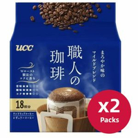 UCC - 香滑口感 烘焙咖啡掛耳包 - 藍 (18包 x 2) 到期日:30/6/2026