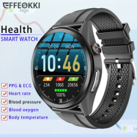 W10 New PPG ECG Smart Watch Men Women Body Temperature Digital Watch Wristwatch Display Heart Rate Monitor Fitness Bracelet