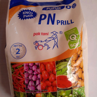 Pupuk KNO3 putih PN Prill, PakTani, 2KG, kemasan asli pabrik Saprotan