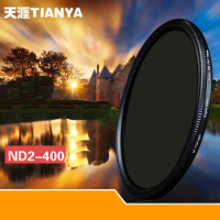 WTIANYA 72mm Slim ND2-ND400 Neutral Density Fader Variable ND Filter Adjustable TIANYA For Canon Nikon Sony DSLR