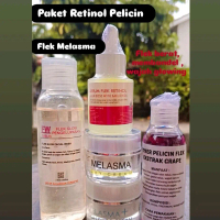 paket wajah flek Retinol pelicin melasma Glowing Perawatan Mencerahkan