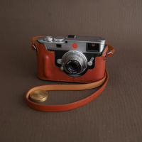 Roadfisher Genuine Real Leather Camera Bag Protect Case Cover Base Grip Shoulder Belt Strap For Leica M11 M10 M10P M240 M240P