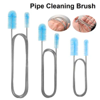 Pipe Cleaning Brush Air Tube Flexible Double Ended Hose Aquarium Accessories Tank Cleaner Water Filter Nylon Brush 90/155/200cm