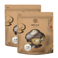 【KUN SONG 坤松香菇】台中新社香菇2盒300g/盒(5cm以上超大菇 首露冬菇 COSTCO momo獨家/禮盒)