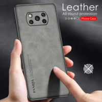Pocco X3Pro Case Lambskin Leather Back Cover For Xiaomi Poco X3 Pro x 3 nfc x3pro pocox3 pro Silicone Shockproof Fundas 6.67inch