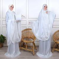 mukena armany renda kd / armany silk premuim / mukena armany premium / mukena polos / mukena renda /