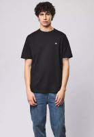 Weekend Offender MENS BLACK ISLEY TEE WITH FLAT BINDING