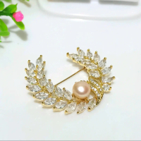 Bros Rhodium Mutiara air tawar asli