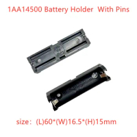 1 x AA Battery Case Holder 14500 Battery Storage Box Battery Holder With Pins