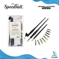 Pen Kaligrafi Speedball Drawing And Lettering Calligraphy Storage Set