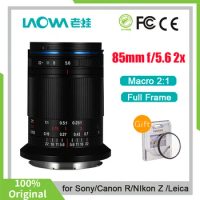 Venus Optics Laowa 85mm f5.6 2x Lightweight Ultra Macro APO Camera Lens for Leica M/L Sony E Nikon Z Canon RF Macro and Portrait