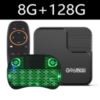 Allwinner H618 G96 Max Android 12 Smart TV Box Support AV1 2.4G 5G Dual Wifi Set Top Box 4GB 8GB Ram 64GB 128GB Rom Media Player