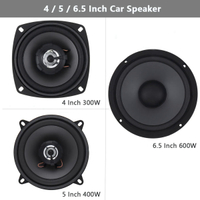 1 piece 4  5  6.5 inch car speakers universal subwoofer car audio stereo full range frequency automotive Speaker car horn