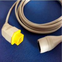 Free Shipping Compatible For Nihon Kohden 14 Pins To Abbott IBP Adapter Cable Blood Pressure Transducer Cable Monitor Cable