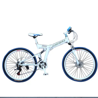China factory supply disc brake bicicleta mtb full suspension folding 26 inch bicycle mountain bike for salecustom