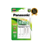【Panasonic 國際牌】Panasonic充電組 BQ-CC17+4號2顆電池套裝 K-KJ17LG02TW(經濟型)