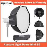 Aputure Amaran Light Dome Mini SE Softbox Bowens Mount Quick-Setup with Diffuser Cloth for Aputure Amaran 300C 150C 200xS 60xS