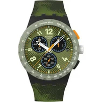Original 100%!! Swatch New Chrono SUSB423 Midday camo Garansi Resmi 2 Tahun Swiss Made