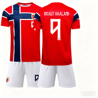 2026 Norway home football jersey for the World Cup 9 Erling Haaland jersey jersey and children