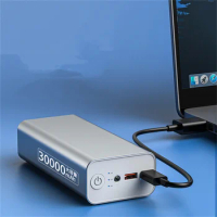 Low price sample Charging 65W PD TYPE-C Power Station power bank for Laptop 30000mah