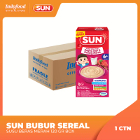 CTN - SUN Bubur Bayi 6+ Beras Merah Box 120 Gr