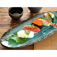 日本製 美濃燒 陶瓷 土耳其深藍日式餐盤 日本料理 生魚片 壽司 日式餐點 廚房用品 廚房用具 餐具 餐盤