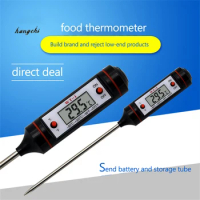 For Kitchen Grilled Digital Temperaure Sensor Meter Cooking Food Kitchen Bbq Probe Oil Thermometer Needle Meat Thermometers